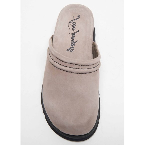 🎉LAST CHANCE🎉 FREE PEOPLE Milo Everyday Mules / Oyster Suede - Picture 8 of 12